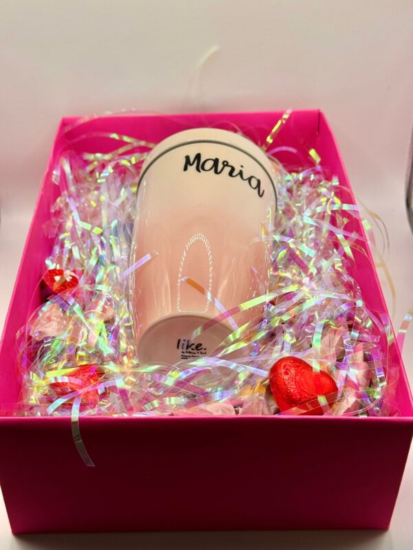 Giftbox with Personalized Villeroy & Boch Coffee Cup to Go - Pink - Image 4