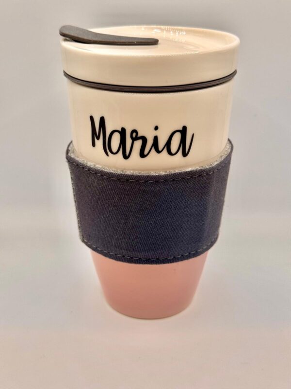 Giftbox with Personalized Villeroy & Boch Coffee Cup to Go - Pink - Image 2