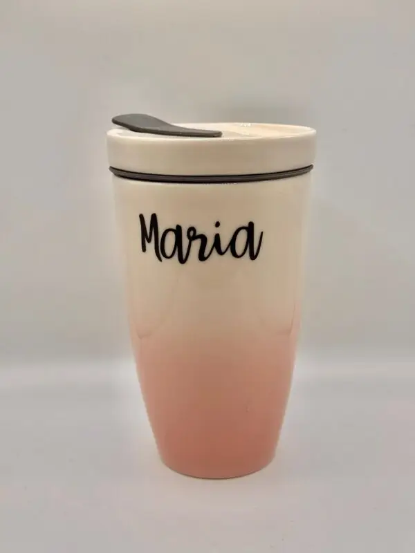 Giftbox with Personalized Villeroy & Boch Coffee Cup to Go - Pink