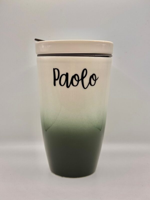 Giftbox with Personalized Villeroy & Boch Coffee Cup to Go - Green